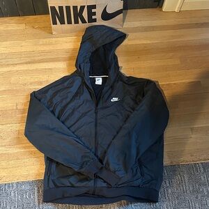 Nike Men's Black Hooded Windbreaker